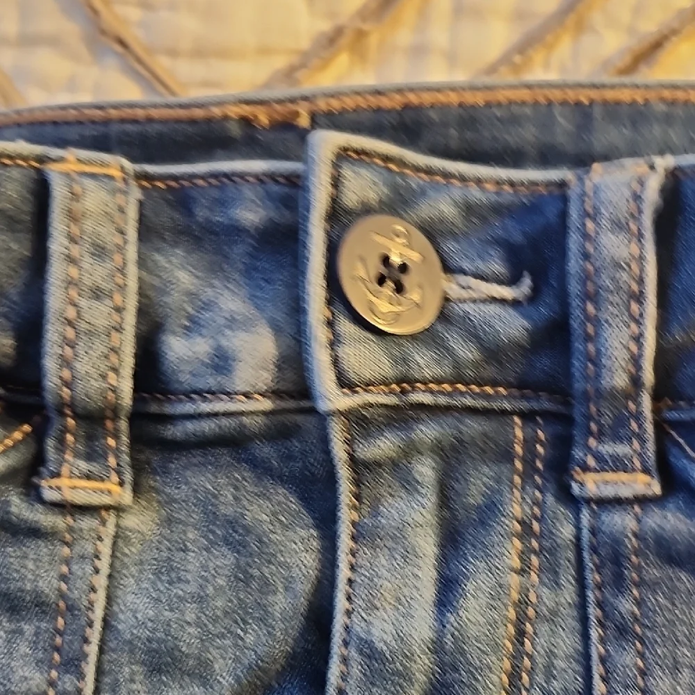 American Eagle Outfitters Blue Denim Mini Skirt - Picture 8 of 9